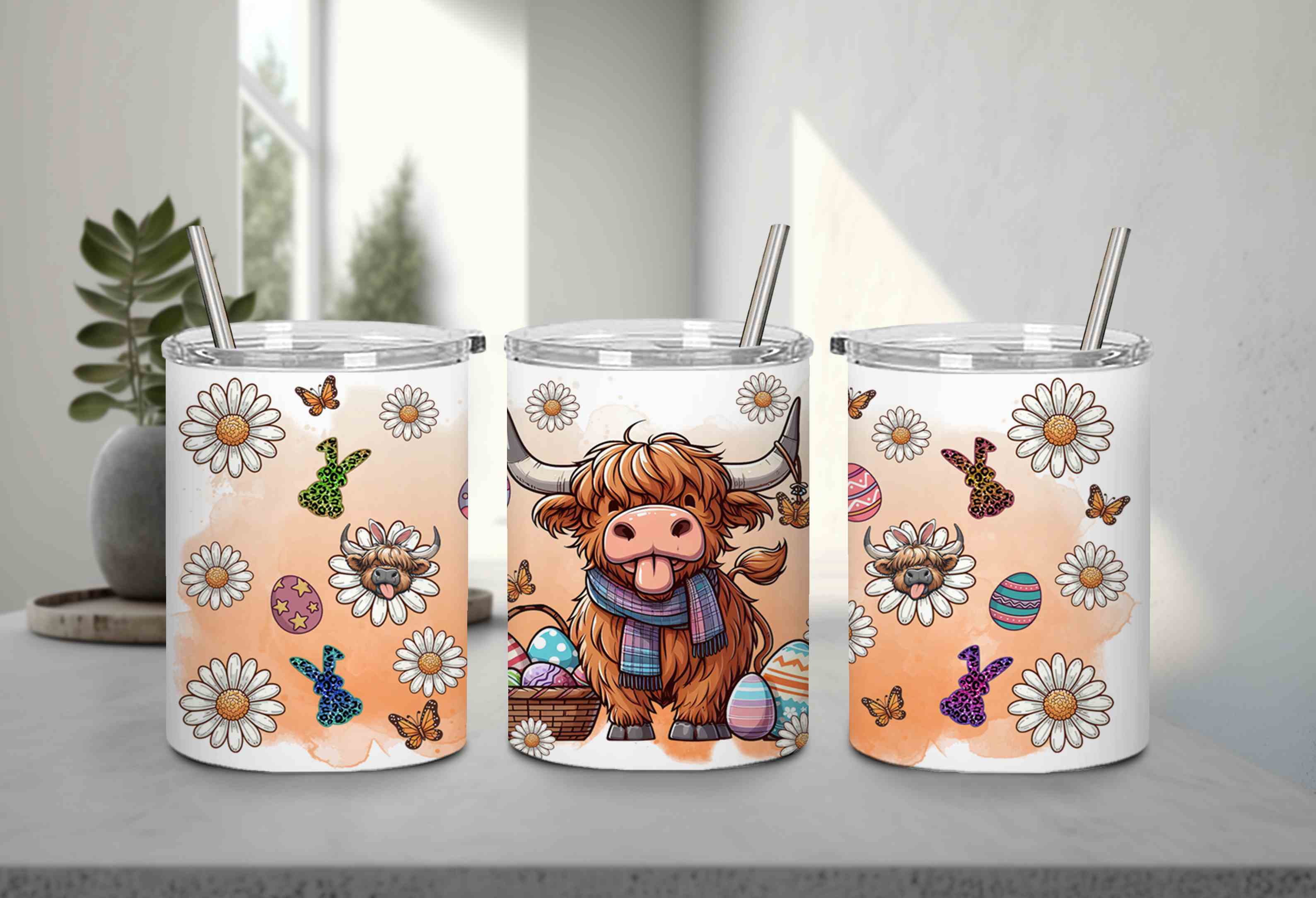 Highland Cow Easter-10386